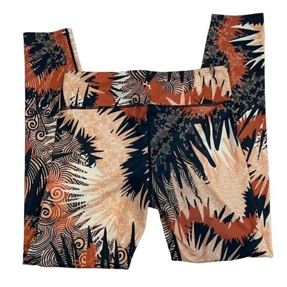 JoyLab Athletic Leggings Orange Gym Workout Running Yoga Athleisure - Picture 2 of 6